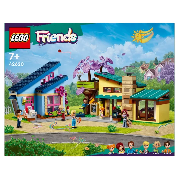 Lego 42620 Friends Olly Ve Paisley'nin Aile Evleri - Görsel 3