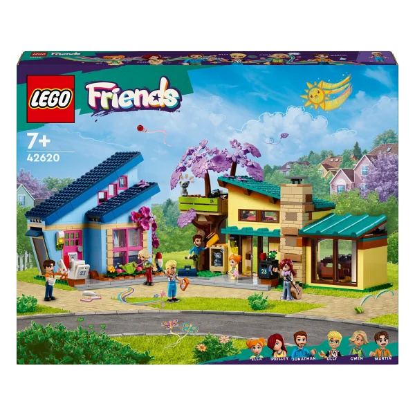 Lego 42620 Friends Olly Ve Paisley'nin Aile Evleri - Görsel 4