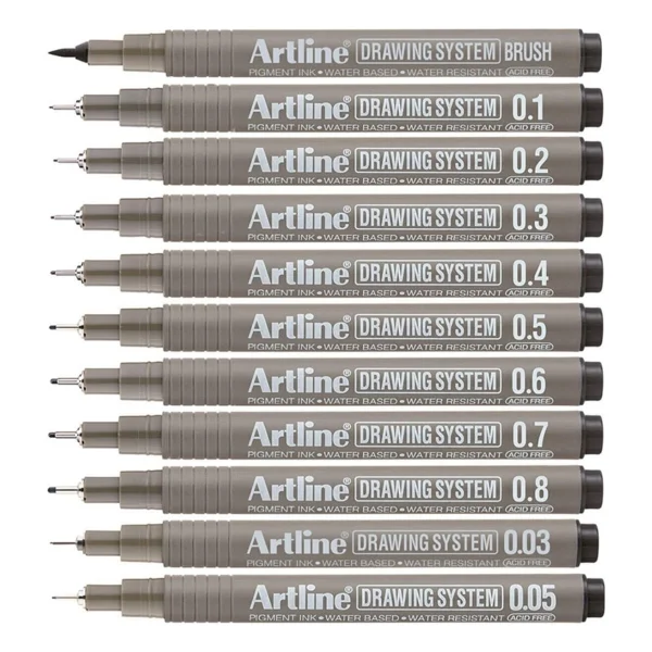 Artline Drawing System 11'li Teknik Çizim Kalem Seti - Görsel 2