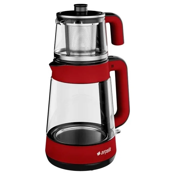 Arçelik Cm 6964 K Resital Kırmızı 1900 W Cam Çay Makinesi - Görsel 7