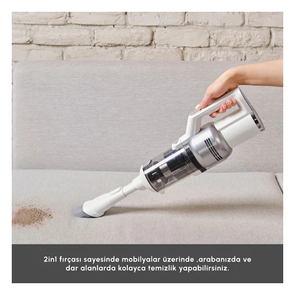 Karaca Aquaclean Pet 3in1 Islak Kuru Şarjlı Dikey Süpürge - Görsel 9