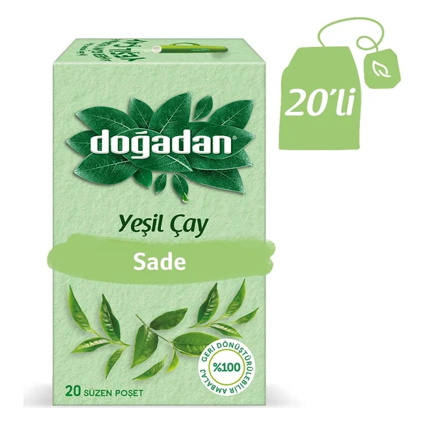 Doğadan Sade Yeşil Çay 20'li - Görsel 4