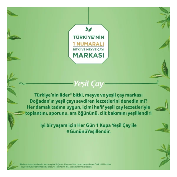 Doğadan Sade Yeşil Çay 20'li - Görsel 7