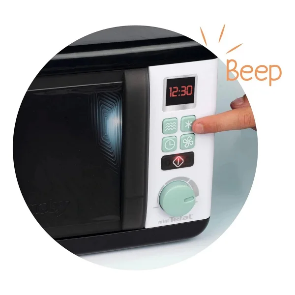 Smoby Tefal Elektronik Siyah Mikrodalga Fırın 310598 - Görsel 8