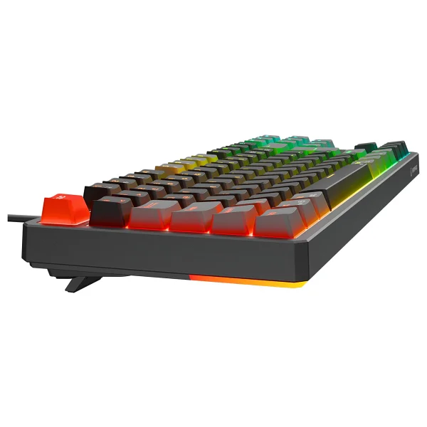 Rampage Yoru Gri-Siyah RGB Tkl Red Switch Kablolu Mekanik Oyuncu Klavyesi - Görsel 5