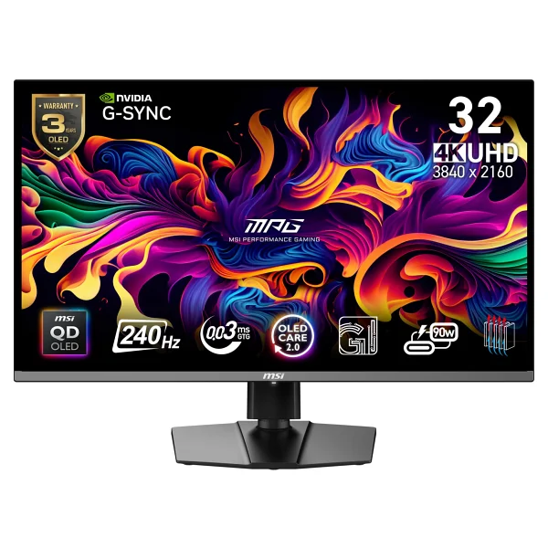 Msı Mpg 321urx Qd-OLED 31.5" 0.03 Ms 4K 240 Hz OLED Oyuncu Monitörü - Görsel 2