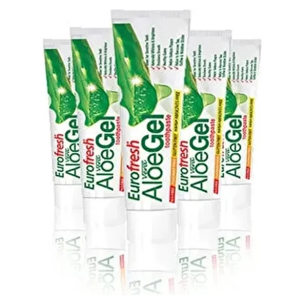 Eurofresh Aloe Veralı Diş Macunu 112 Gr X 5 Adet - Görsel 2
