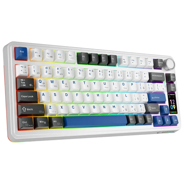 Rampage Quell Pro RGB Tkl Oil Switch Kablolu/Kablosuz Mekanik Oyuncu Klavyesi - Görsel 3