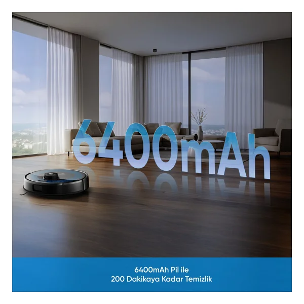 Şımart Katya U Çöp İstasyonlu Akıllı Robot Süpürge - Görsel 4