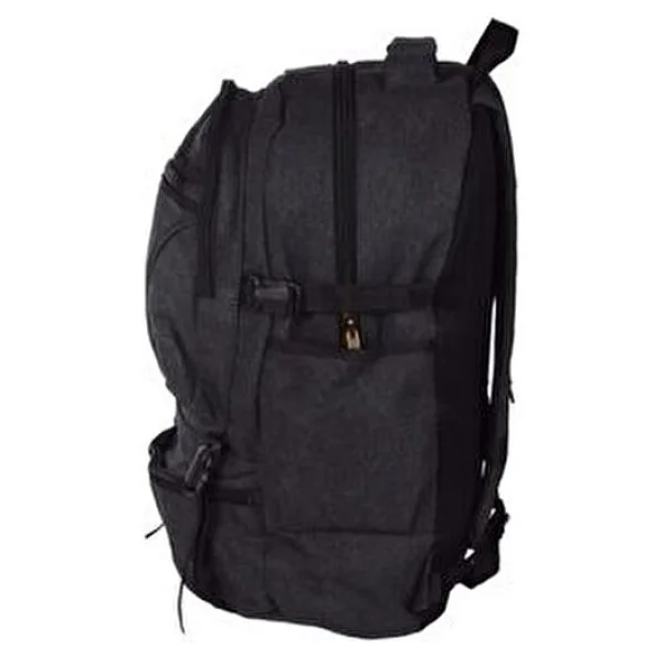 Siyah Dağcı Sırt Çantası Kanvas Kumaş 50lt 501 Outdoor Çanta - Görsel 2