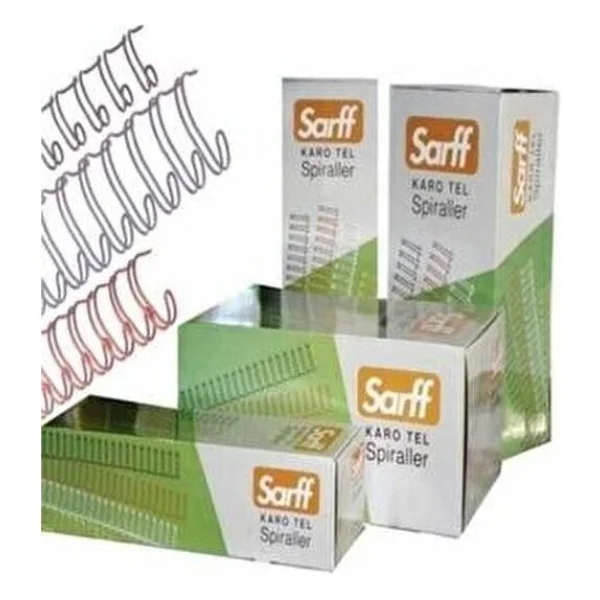 Sarff Tel Spiral Karo 7-16 Beyaz 100 Lü (1 Paket 100 Adet) - Görsel 2