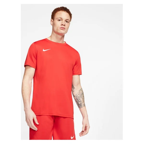 Nike Dry Park Vıı Bv6708-657 Kırmızı Erkek Forma - Görsel 5