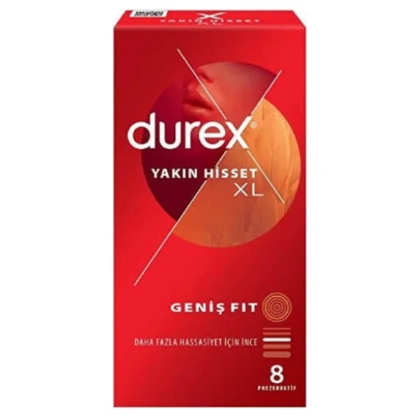 Durex Yakın Hisset XL 8'li Prezervatif - Görsel 2