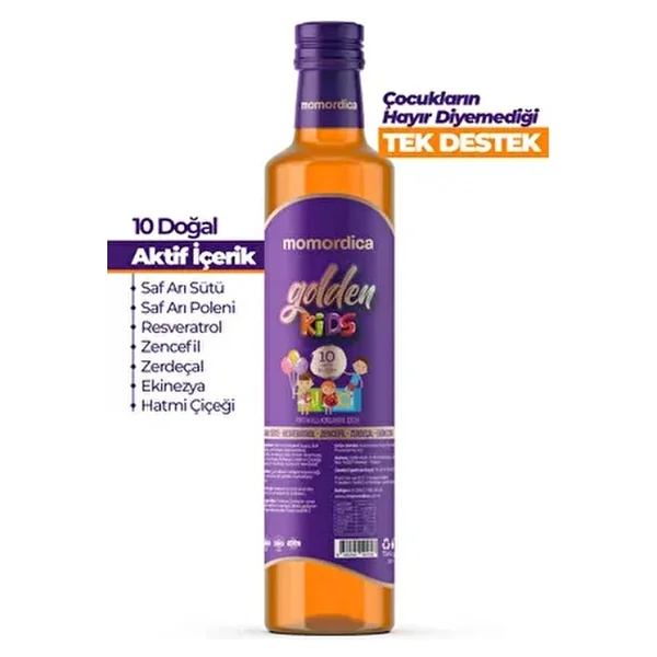 Momordica Golden Kids Portakal Aromalı Konsantre İçecek 250 Ml - Görsel 5