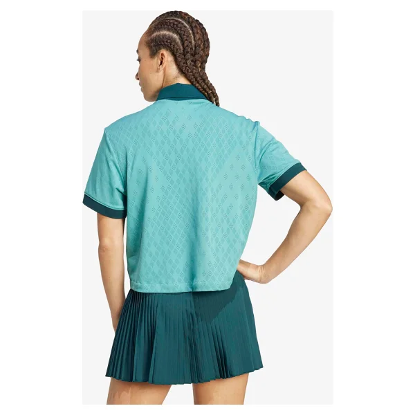 Adidas Tennis Pro Climacool Kısa Kollu Polo Yaka Kadın Tişört - Görsel 3