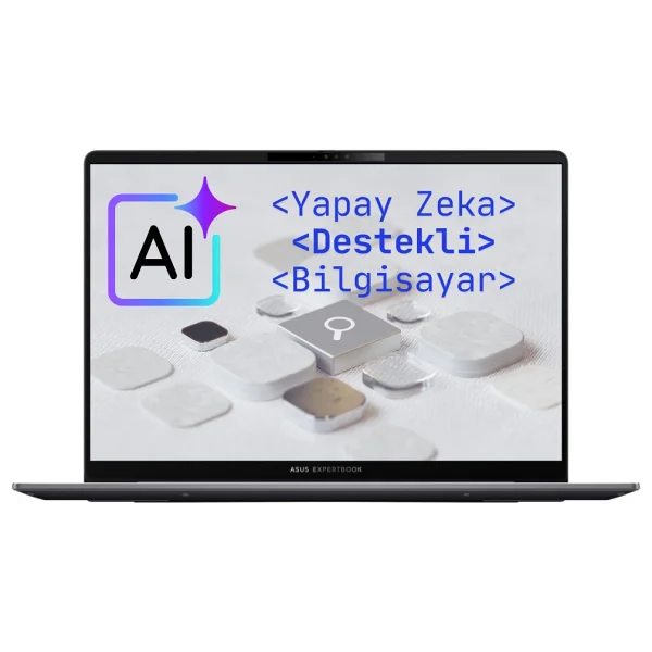 Asus Expertbook P5 Intel Coretm Ultra 5 226v 16gb RAM 1tb SSD Laptop 14" 2k Wuxga Freedos Taşınabilir Bilgisayar P5405csa-I516512s0d - 1 TB - 16 GB - Görsel 3