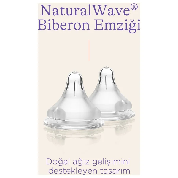 Lansinoh Natural Wave Biberon Emziği Hızlı Akışlı (6 Ay+) 2'li Avantaj Paketi (4 Adet Biberon Emziği) - Görsel 5