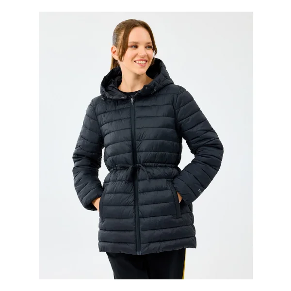Skechers Light Weight Quilted S2520206 Kapüşonlu Kadın Şişme Mont - Görsel 2
