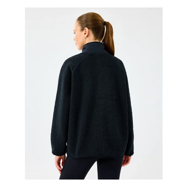Skechers Woven Detailed Pull Over Sherpa S2520218 Kadın Polar Mont - Görsel 3