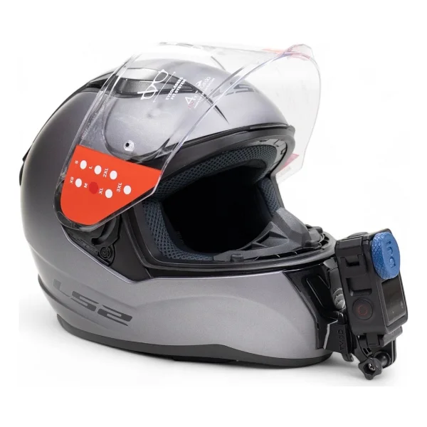 Ls2 Rapid 2 Kask Için Aksiyon Kamerası Kask Çene Bağlantı Aparatı Chin Mount - Görsel 6