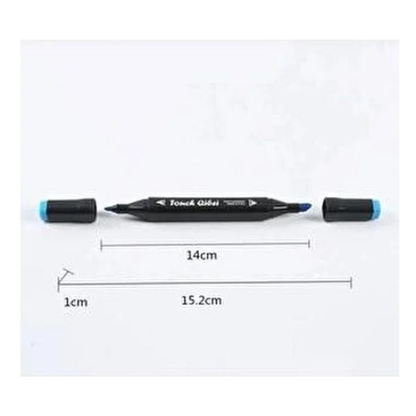 Touch Çift Taraflı Uçlu Marker Keçeli Kalem Seti 60'lı Çantalı Markör - Görsel 5