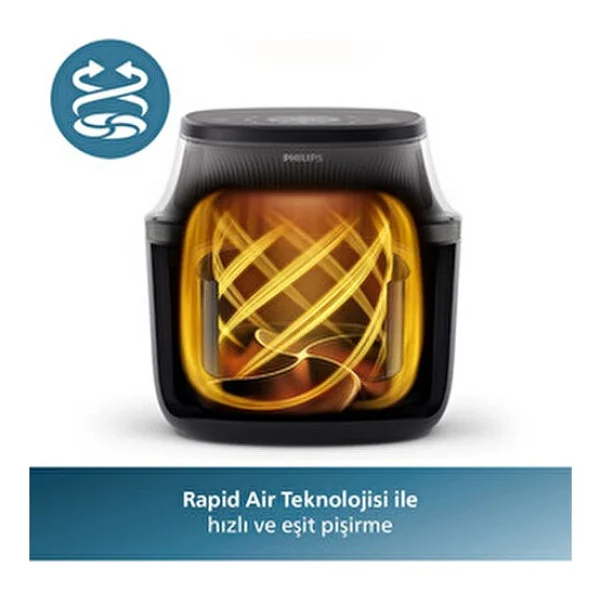 Philips Airfryer 3000 Serisi Na322/00 4.2 Lt Yağsız Fritöz - Görsel 2
