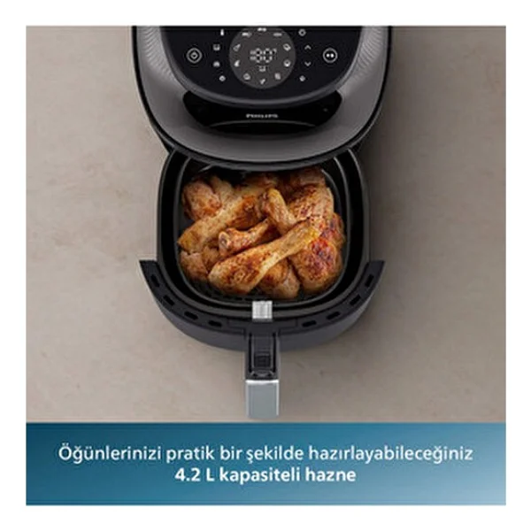 Philips Airfryer 3000 Serisi Na322/00 4.2 Lt Yağsız Fritöz - Görsel 7