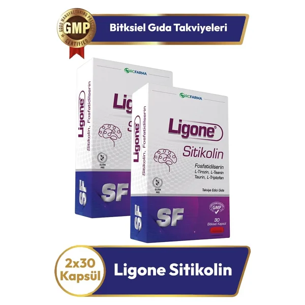 Ligone Sitikolin 30 Kapsül 2 Adet - Görsel 3