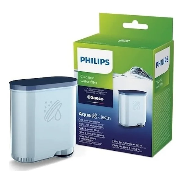 Philips Ca6700/10 Espresso Makinesi Kireç Temizleme Solüsyonu Ca6903 Aqua Clean Filtre 2'li Set - Şeffaf - Boyut - Görsel 2