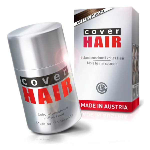 Cover Hair 14 Gramm Saç Fiberi Dolgunlaştırıcı Kellik Kapatıcı Toz (Topik Tozu) (Koyu Kahverengi) - Görsel 10