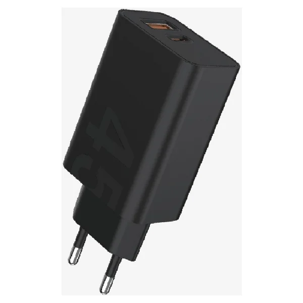 Linktech T462e Eco 45 W Siyah Hızlı Şarj Adaptörü - Görsel 2