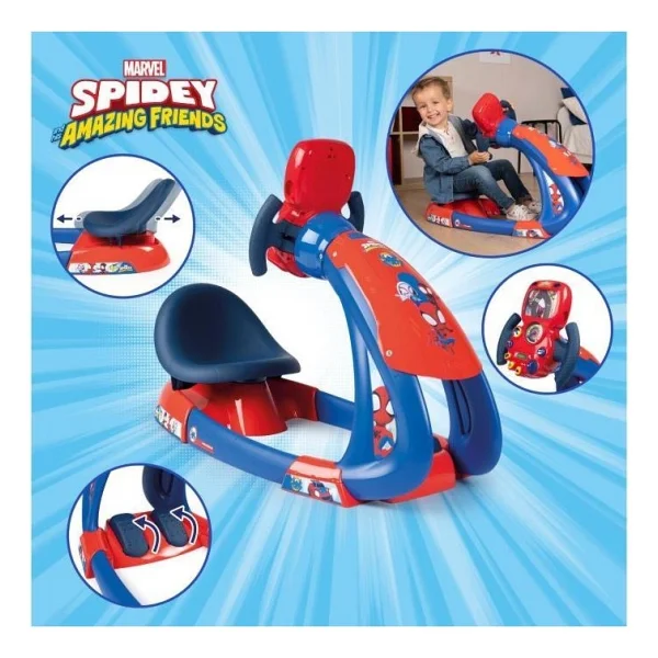 Smoby Spidey Pilot V8 Sürüş Simülatörü 370218 - Görsel 3