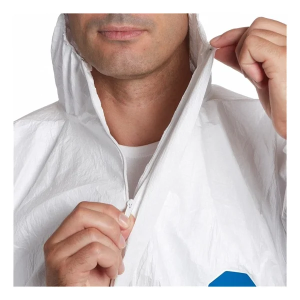 Tyvek 500 Xpert Başlıklı Kimyasal Koruyucu Tek Kullanımlıktulum XL - Görsel 5