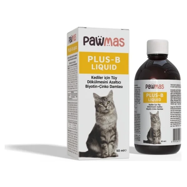 Pawmas Plus-B Kediler İçin 50 Ml Damla - Görsel 2