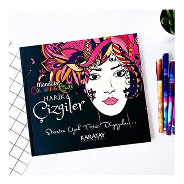 4e Boyama Kitabı Harika Çizgiler Mandala - Görsel 2