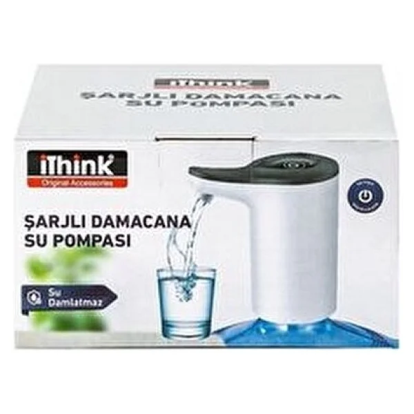 İthink Şarjlı Damacana Su Pompası Silikon Malzeme İle Kolay Kullanım 1 Adet - Görsel 9