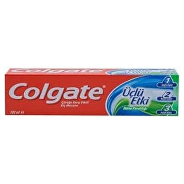 Colgate Üçlü Etki Beyazlatıcı 100 Ml Florürlü Diş Macunu - Görsel 3