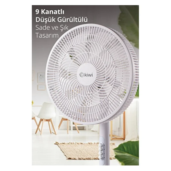 Kiwi Kfan-7627 Ayaklı Vantilatör - Görsel 7