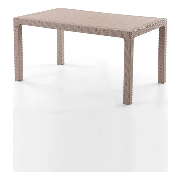 Evdemo Side 6 Kişilik Rattan Cappuccino Bahçe & Balkon Takımı - Görsel 2
