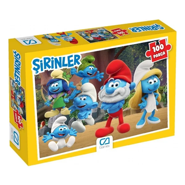 Ca Games Şirinler 100 Parça Puzzle - Görsel 3