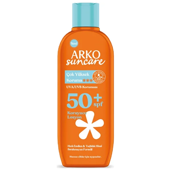 Arko Sun Care Spf50+ Güneş Koruyucu Losyon - Yüksek Uva & Uvb Koruması, 200 Ml - Görsel 5