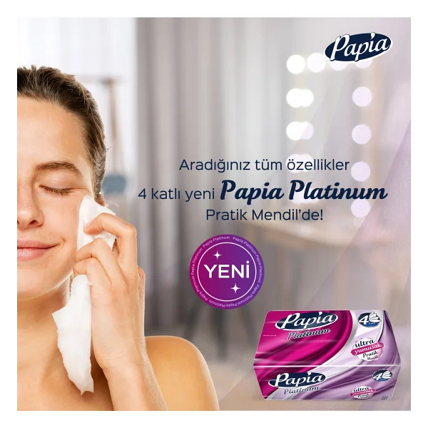 Papia Platinum Çek Al Mendil 125'li - Görsel 3