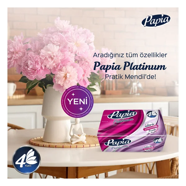 Papia Platinum Çek Al Mendil 125'li - Görsel 4