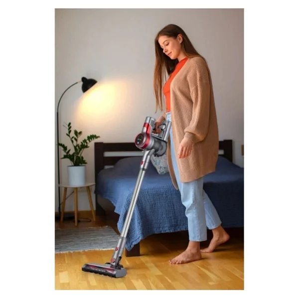 Onvo Kahverengi Dikey Süpürge Şarjlı Hafif Ve Güçlü Temizlik Aracı 0-250 Watt Güç - Ahşap - Ceviz - Seçenek 1 - Görsel 2
