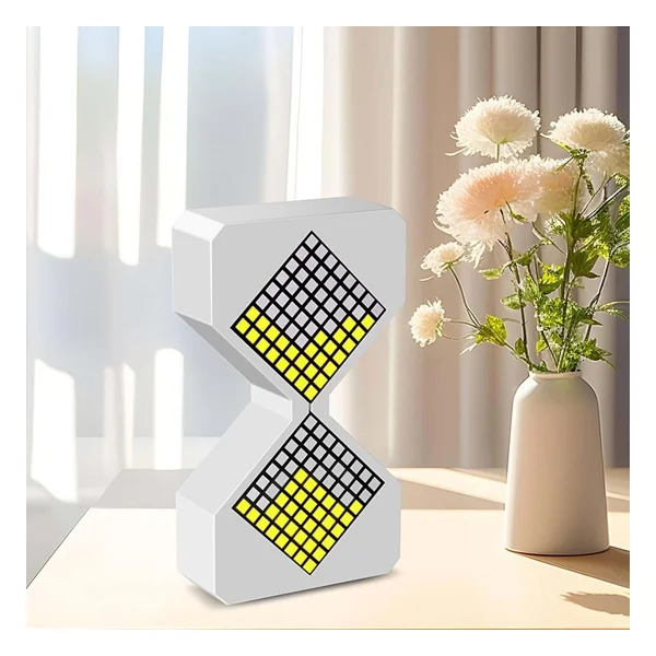 Hymark Modern Dijital Kum Saati Zamanlayıcı 1-30 Dk Şarjlı Pil Dekoratif LED Elektronik Saat - Görsel 2