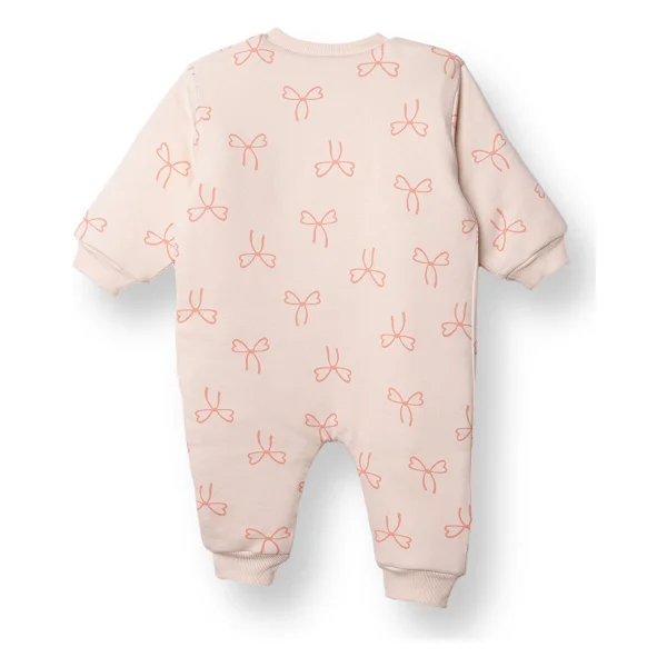 Hellobaby Kız Bebek 2.5 Tog Uyku Tulumu Interlok Bisiklet Yaka Uzun Kol Ribanalı Paça - Somon - 1 Yaş - Görsel 2