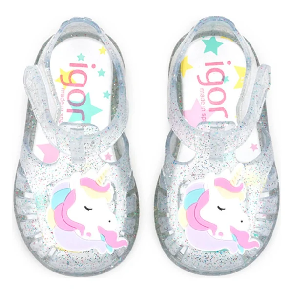 Igor Tobby Unicornio S10341-386 Beyaz Çocuk Sandalet - Görsel 9