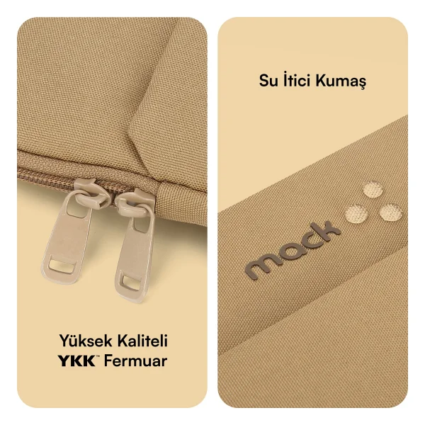 Mack Nova Eco Mce-1503 Bej 14.1" Laptop Kılıfı - Görsel 5