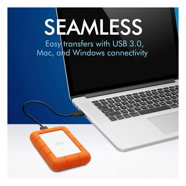 Lacie Stfr5000800 USB 3.1 2.5" 5 TB Harici Harddisk - Görsel 5