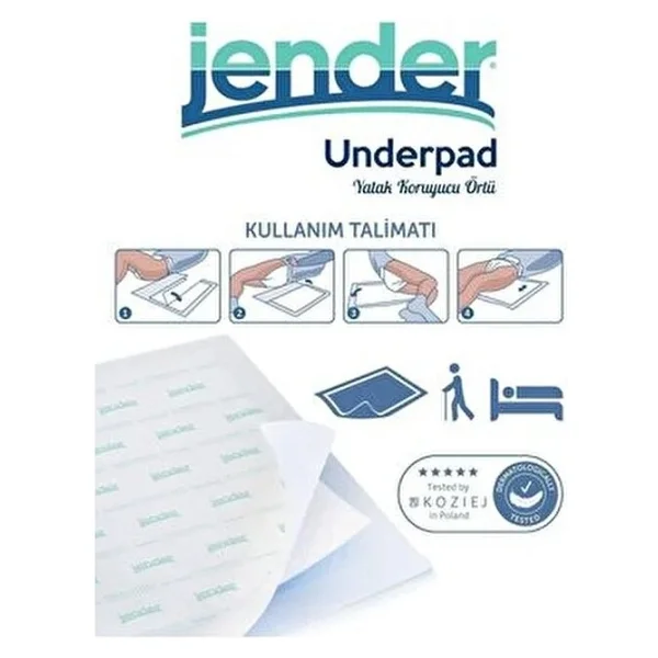 Jender 60cm X 90cm 30'lu Yatak Koruyucu Örtü - Görsel 5